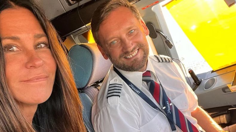 Carolina Baldini junto a ahora su exnovio, Pablo Pereyra