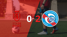 habib diallo marca un doblete en la victoria 2-0 de rc strasbourg ante stade de reims