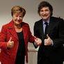 Kristalina Georgieva, titular del FMI, junto al presidente Javier Milei. Kristalina Georgieva, titular del FMI, junto al presidente Javier Milei.