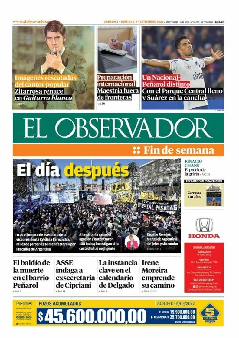 Así habló el mundo del atentado a Cristina Kirchner