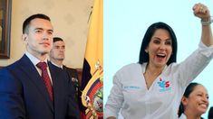 En el balotaje se enfrentarán, el actual presidente, Daniel Nobao y la referente del correísmo, Luisa González