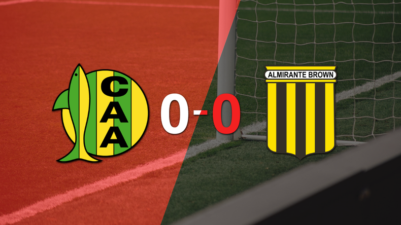No hubo goles en el empate entre Aldosivi y Almirante Brown