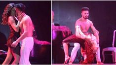 Juana Viale, a los besos con Facundo Mazzei en el teatro Juana Viale, a los besos con Facundo Mazzei en el teatro