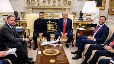 Donald Trump recibió a Volodimir Zelenski. Donald Trump recibió a Volodimir Zelenski.
