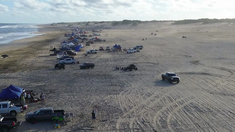 La Frontera, en Pinamar, noticia todos los veranos por incidentes con 4x4 y UTV.