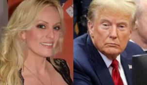 La Fiscalía acusa a Trump de 34 delitos entre los que habría ocultado el pago de 130.000 dólares a Stormy Daniels para comprar su silencio. La Fiscalía acusa a Trump de 34 delitos entre los que habría ocultado el pago de 130.000 dólares a Stormy Daniels para comprar su silencio.