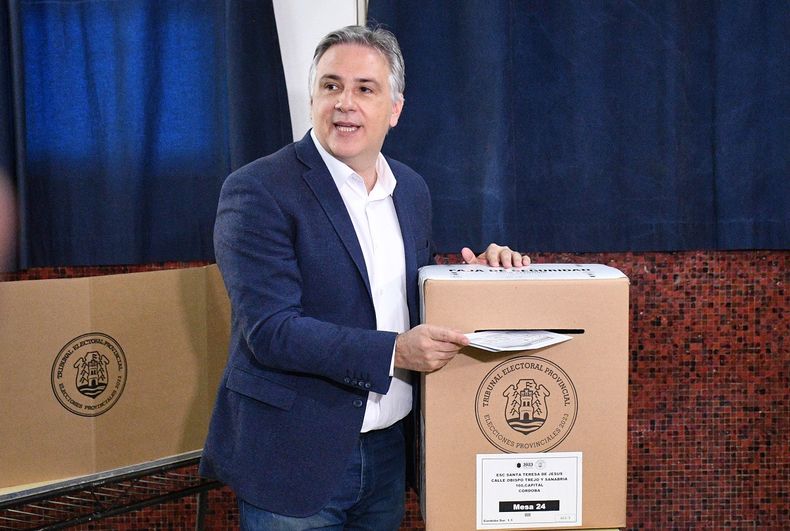 La votación de Martín Llaryora.