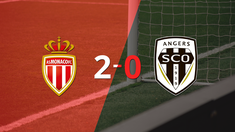 En su casa, Mónaco le ganó a Angers por 2-0