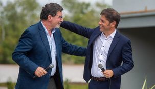Alberto Sileoni junto a Axel Kicillof. Alberto Sileoni junto a Axel Kicillof.