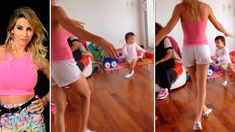 ¡Directo al Bailando! La divertida coreografía de las gemelas de Cinthia Fernández ¡Directo al Bailando! La divertida coreografía de las gemelas de Cinthia Fernández
