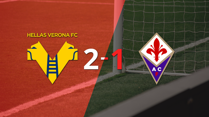 Fiorentina quedó relegado por Hellas Verona en una derrota por 2-1