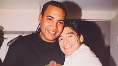 El famoso rapero agradeció al Diez porque Argentina pasó a la semifinal. El famoso rapero agradeció al Diez porque Argentina pasó a la semifinal.