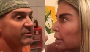 Así atendía el médico en su clínica privada en 2018 a la modelo Raquel Mancini.