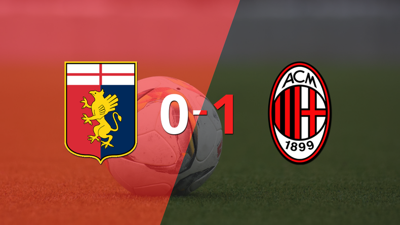 Milan se quedó con el triunfo en una difícil visita a Genoa