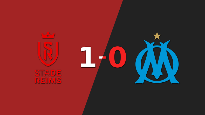 Olympique de Marsella no logra superar a Stade de Reims y pierde con un gol en contra