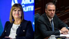 Patricia Bullrich y Manuel Adorni. Patricia Bullrich y Manuel Adorni.