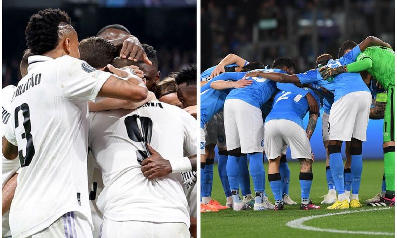 Champions League: Real Madrid y Napoli avanzaron a cuartos de final.