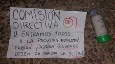 La carta junto al explosivo hallado en la puerta de la sede. La carta junto al explosivo hallado en la puerta de la sede.
