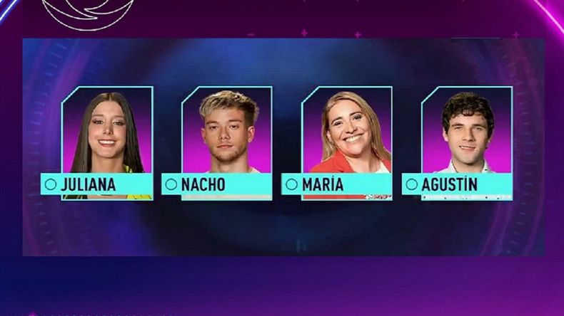 Estos son los 4 nominados para la sexta eliminación.