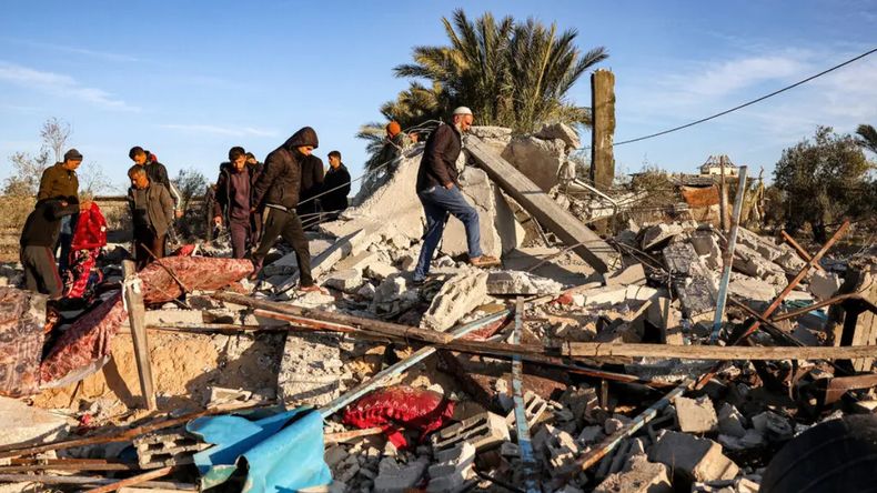 La situación en Gaza tras los bombardeos.