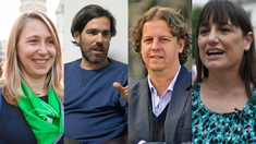 Myriam Bregman, Nicolás del Caño, Christian Castillo y Romina del Plá.