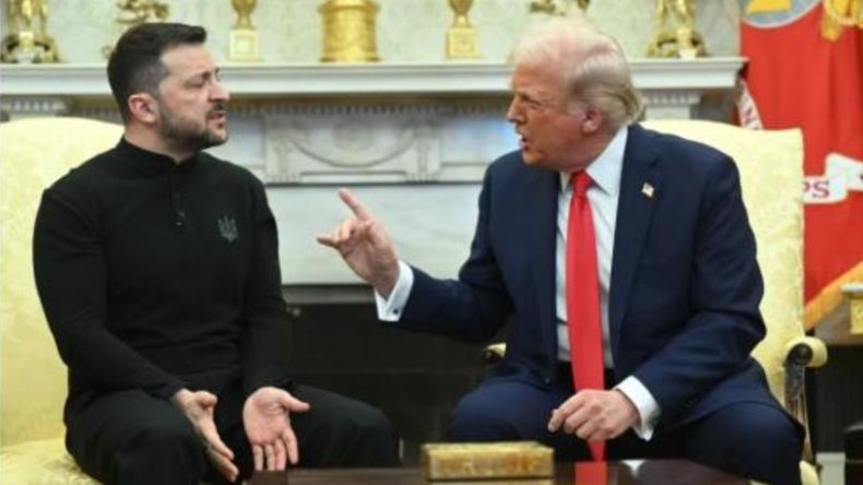 Donald Trump y Volodomir Zelenski se hicieron presente en el funeral del papa Francisco