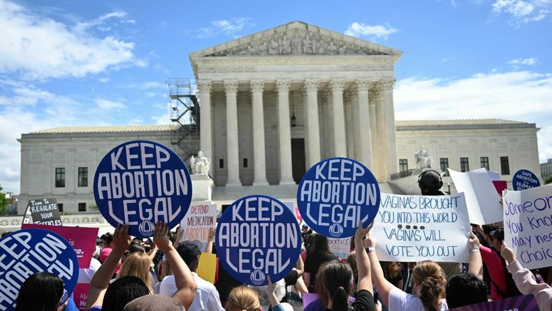 Las manifestaciones por el derecho al aborto se dieron ante la Corte Suprema.&nbsp;