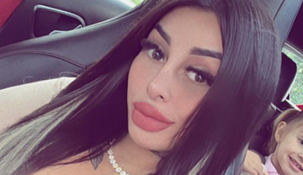 La influencer se cruzó con un usuario que la acusó de usar el dinero del músico para sus lujos.