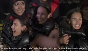 El video viral de Pampita, rescatada de un pogo en el Lollapalooza El video viral de Pampita, rescatada de un pogo en el Lollapalooza