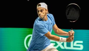Cerúndolo perdió el primer punto contra Shapovalov.