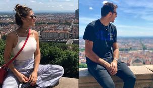 Jimena Barón y Del Potro en Francia Jimena Barón y Del Potro en Francia