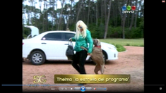 Susana y su perra Thelma; el ataque de amor de su mascota en Punta del Este Susana y su perra Thelma; el ataque de amor de su mascota en Punta del Este