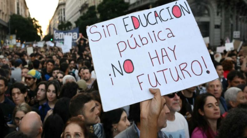 Se realizaron distintas marchas federales universitarias en 2024.