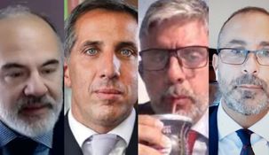 Los fiscales Mola y Luciani, y los jueces Giménez Uriburu y Gorini.