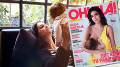 Zaira Nara amamantando a Malaika Zaira Nara amamantando a Malaika