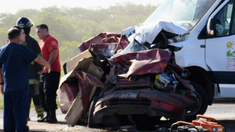 El choque ocurrió unos minutos antes de las 17 en la mano de la autopista en dirección a Rosario. El choque ocurrió unos minutos antes de las 17 en la mano de la autopista en dirección a Rosario.