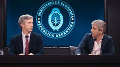 El presidente del Banco Central, Santiago Bausili, y el ministro de Economía, Luis Caputo. El presidente del Banco Central, Santiago Bausili, y el ministro de Economía, Luis Caputo.