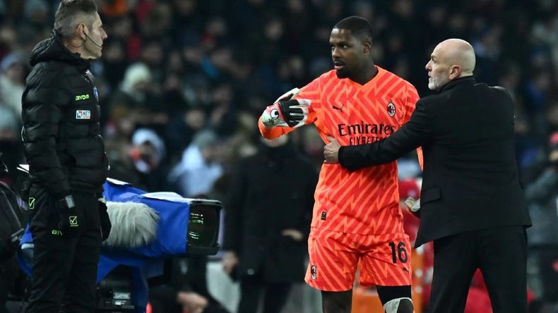 Los hechos discriminatorios contra el arquerio Maignan ocurrieron durante el partido de Milan ante Udinese