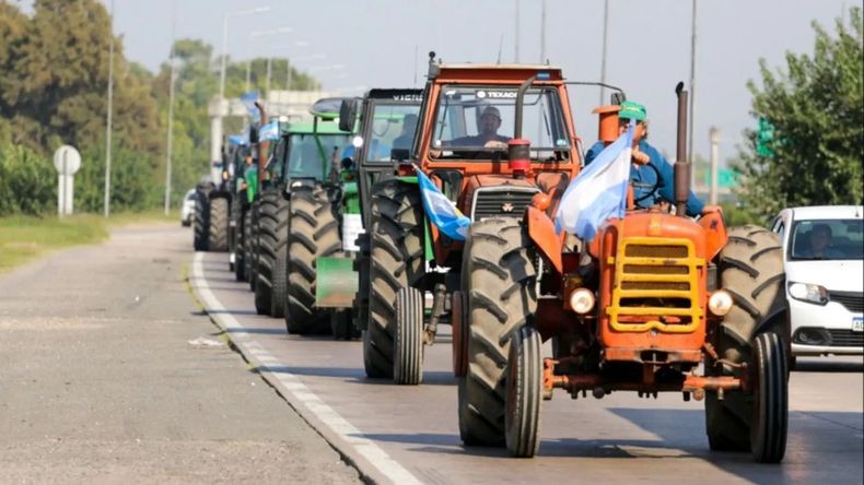 El tractorazo complicará el tránsito en Capital.