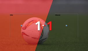 Celta y Villarreal igualaron 1 a 1