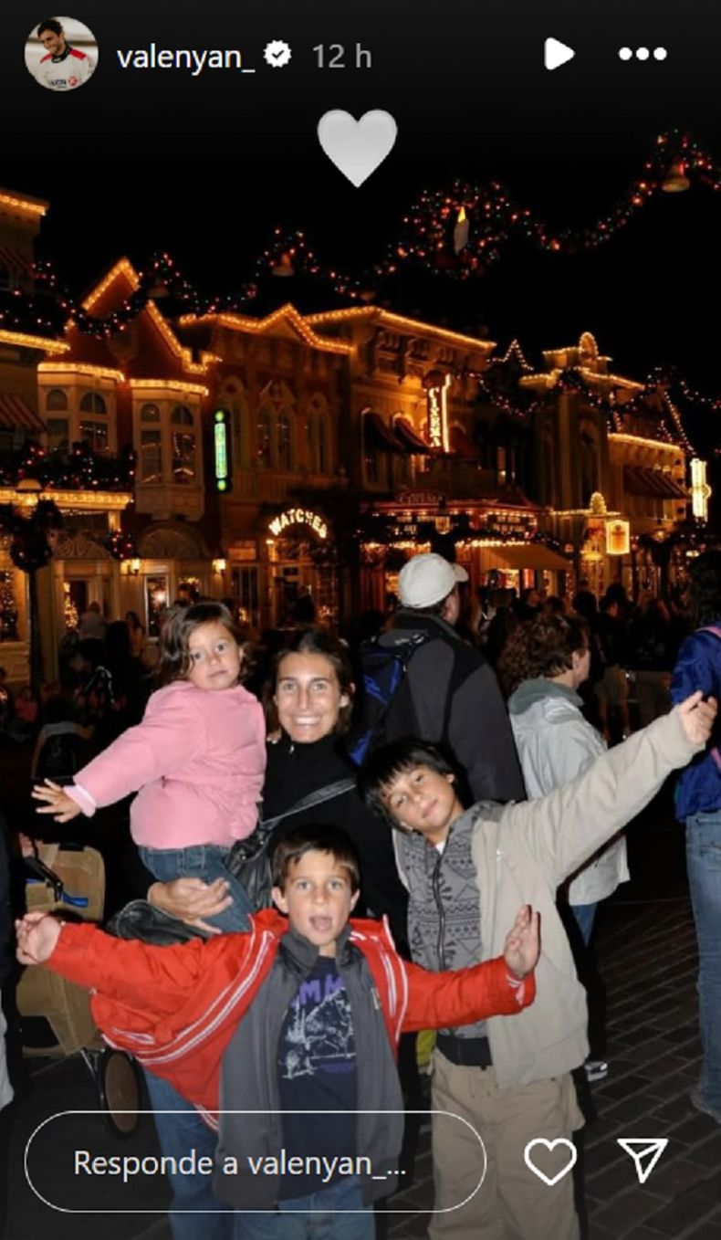 Valentín sorprendió con su emotiva publicación para su madre. Valentín sorprendió con su emotiva publicación para su madre.