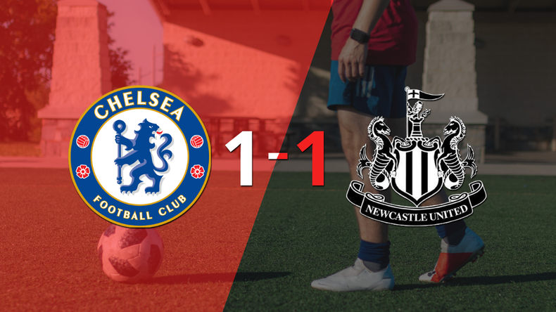 Chelsea y Newcastle United se reparten los puntos y empatan 1-1