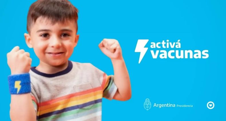 Santino Blanco Godoy protagonizó la campaña de vacunación contra sarampión