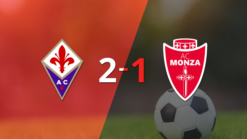Fiorentina se impone con remontada 2-1 sobre Monza