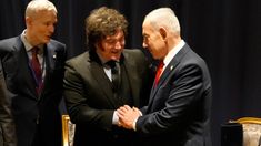 Javier Milei con Benjamin Netanyahu, en el marco de la 81° Asemblea General de las Naciones Unidas.