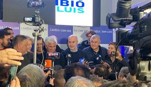 Larreta viajó a San Luis para celebrar el triunfo de Juntos por el Cambio.&nbsp;