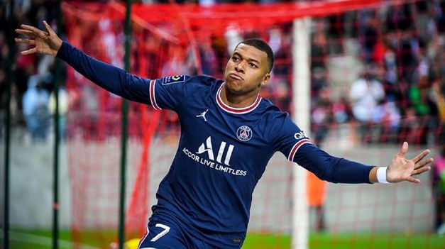Kylian Mbappé tuvo un gesto grotesco en el partido de Paris Saint Germain