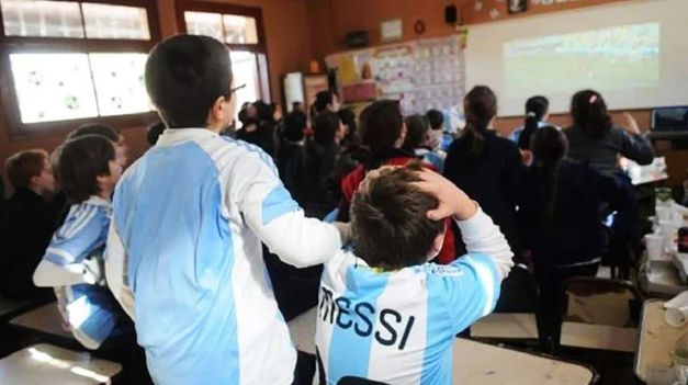 Los alumnos de las escuelas públicas podrán ver el Mundial.