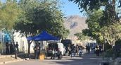 Barrio la Favorita, en Mendoza, dónde ocurrió el violento hecho que dejó un adolescente muerto.&nbsp;