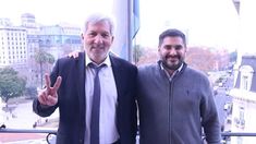 Claudio Ferreño junto a Manuel Luaces.